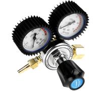 Co2 Pressure Regulator, Co2 Gas Cylinder Regulator, G5/8 Carbon Dioxide Welding Pressure Reducer, for Gas Welding, Cutting And Other Process