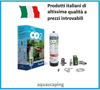 CO2 PLANTA PLUS - Kit CO2 con Riduttore a pistoncino e bombola 600 g - AQUILI