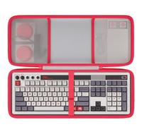 co2CREA cassa custodia borsa per 8Bitdo Retro 108 Mechanical Keyboard, Bluetooth/2.4G/USB-C Hot Swappable Gaming Keyboard with 108 Keys(solo custodia)