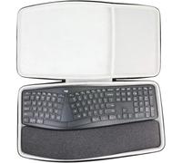 co2CREA Custodia Compatibile con Logitech ERGO K860 Tastiera Wireless | Custodia rigida in EVA, Protezione Antichocco, Custodia Solo