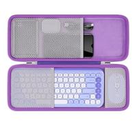 co2CREA Custodia Compatibile con Logitech POP ICON Keys Tastiera Bluetooth | Custodia rigida in EVA, Protezione Antichocco, Custodia Solo