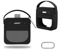 co2CREA Custodia in Silicone con Moschettone per Bose Nuovo SoundLink Micro (2ª Gen) Diffusore portatile, Grembiule di Protezione Ultra-leggero Portatile