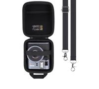 co2CREA Custodia protettiva rigida da viaggio per fotocamera istantanea Instax Mini41/Mini40 Fujifilm Instax Mini 41/Mini40, con tracolla rimovibile, solo custodia, Nero, custodia per fotocamera