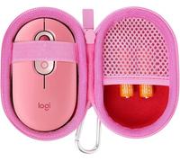 co2CREA Duro Viaggio Caso Copertina coustodia per Logitech POP Mouse Wireless (solo scatola,Case Only) (rosa)