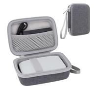 co2CREA Duro Viaggio Caso Copertina per Fujifilm Instax Mini Link/instax mini Link 2 Stampante per Smartphone（solo scatola）(Grigio/bianco)