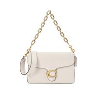 Coach Tabby Soft Chain Borsa a spalla avorio, pelle, donna
