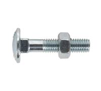 Coach Bullone E Dado din 603 - M8 X 40mm Zinco Confezione Di 50 - Sealey CBN840