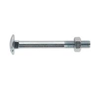 Coach Bullone E Dado din 603 - M8 X 75mm Zinco Confezione Di 50 - Sealey CBN875