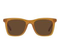 Coach Ch 561 Hc 8374u Occhiali Da Sole Donna Marrone Squadrato Marrone 51mm
