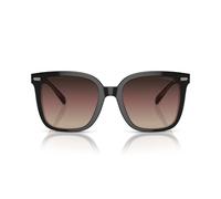 Coach Ci918 Hc 8381u Occhiali Da Sole Donna Nero Squadrato Viola 54mm