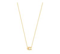 Coach - Collana con un ciondolo a forma di logo - - Accessories - Donna - Giallo - ONE SIZE