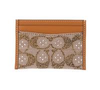 Coach - Crystal Signature Essential Card Holder - - Accessories - Donna - Marrone - ONE SIZE