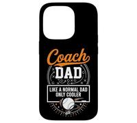 Coach Dad Like A Normal Dad Only Cooler Baseball Sports Custodia per iPhone 14 Pro