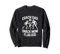 Coach Dad Snack Mom Flag Squadra di Calcio per Bambini Felpa