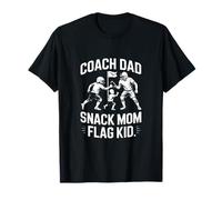 Coach Dad Snack Mom Flag Squadra di Calcio per Bambini Maglietta
