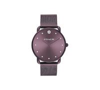 Coach Elliot Orologio da donna | Eleganza moderna con iconico dettaglio rosa tea | orologio chic da indossare tutti i giorni | regalo ideale per lei | impermeabile | 36 mm, Quadrante Viola/Tea Rose