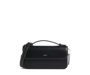 Coach Elora Borsa a tracolla nero, pelle di vacchetta finemente grana, donna