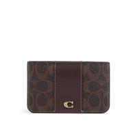 Coach Essential Signature Portafoglio marrone scuro, pelle, donna