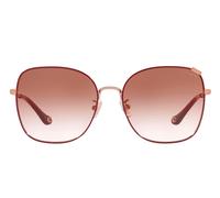 Coach Hc 7133 Occhiali Da Sole Donna Rosso Geometrico Rosso 57mm