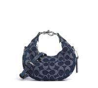 Coach Jonie Signature Borsa a tracolla blu scuro, cotone, donna