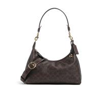 Coach Juliet Signature Borsa a spalla marrone scuro, canvas, donna