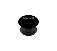 Coach Leopard apprezzamento abbigliamento divertente da donna per il lavoro PopSockets PopGrip Adesivo