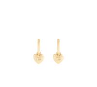 COACH Orecchini 'Signature C Herz Charm Huggie' oro Donna COACH One Size