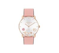COACH Orologio Analogico al Quarzo Donna con Cinturino in Pelle 14504295