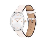 COACH Orologio analogico 'ELLIOT' crema / argento Donna COACH One Size crema / argento