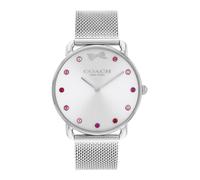COACH Orologio analogico 'ELLIOT' pitaya / argento Donna COACH One Size pitaya / argento