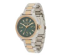 COACH Orologio analogico 'Kitt' oro / verde scuro / argento Donna COACH One Size oro / verde scuro / argento