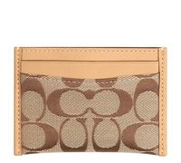 Coach Porta carte essenziale in pelle con cuscino trapuntato da donna