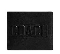 Coach Portafoglio da uomo 3 in 1 grafico, nero, taglia unica, portafoglio grafico 3 in 1