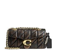 Coach Quilted Tabby Shoulder Bag 20 in Loved Leather, Borsa a Tracolla Donna, Im/Black Brown, Taglia Unica