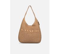 Coach - REFINED WEAVE STRAW BROOKLYN SHOULDER BA Beige - Borse T.U Beige