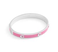COACH Signature C - Bracciale rigido smaltato, One Size, Ottone Smalto, Nessuna pietra preziosa
