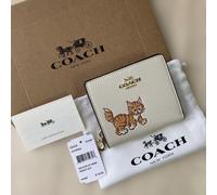 COACH Snap Wallet Porta Carte Gattino Danzante Gatto CC472 Outlet Giappone