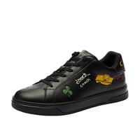 Coach Sneaker High Line Uomo con Stampa Sketch, Carbone/nero, 41 EU