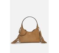 Coach - Suede Brooklyn Shoulder Bag 23 with Fringe Detailing Marrone - Borse T.U Marrone