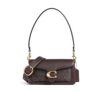 Coach Tabby 20 Borsa a spalla marrone scuro, canvas, donna