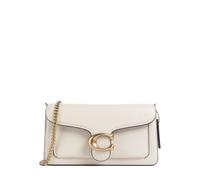 Coach Tabby Chain 19 Borsa a tracolla crema, pelle, donna