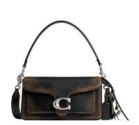 Coach Tabby Shoulder Bag 26 in Loved Leather, Borsa a Tracolla Donna, Sinistra/Marrone Nero, Taglia Unica