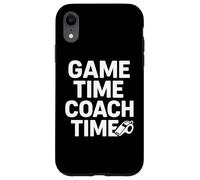 Coach Time Sport Leadership Graphic Custodia per iPhone XR