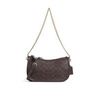 Coach Waverly Signature Borsa a spalla marrone scuro, pelle sintetica, donna