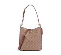 Coach Willow Signature 19 Borsa hobo marrone, canvas, donna