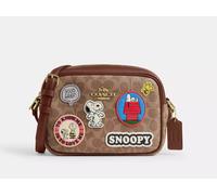 Coach x PEANUTS 2025 Jamie Camera Bag Signature Canvas Patch CBM28 NUOVO Snoopy