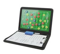 Coaches Lavagna Tattica Cartellina Allenatore Calcio, Lavagna Magnetica Calcio, con Pennarelli e Gomme per Lavagna Bianca, Design con Cerniera, Leggera e Portatile