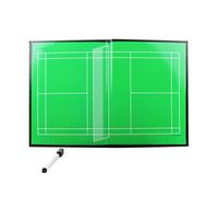 Coaches Tennis Clipboard, pieghevole Coaching Marker Board Clipboards, Clipboard Double Side Sports 2 in 1 Design for Sport Coaches, 16,5 x 10,6 pollici