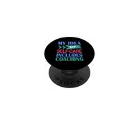 Coaching divertente La mia idea di cura di sé include il coaching PopSockets PopGrip Adesivo