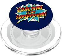 Coaching è il mio superpotere | Retro Comic Coach PopSockets PopGrip per MagSafe